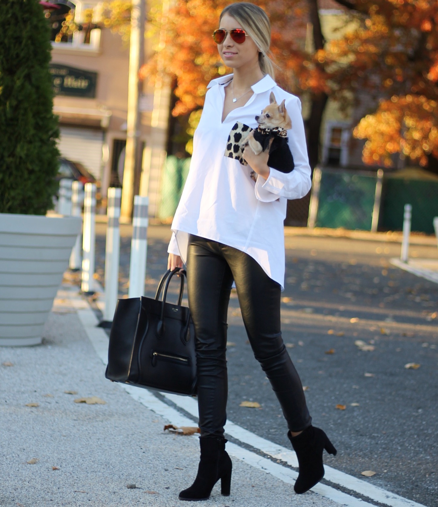 leopard & leather !