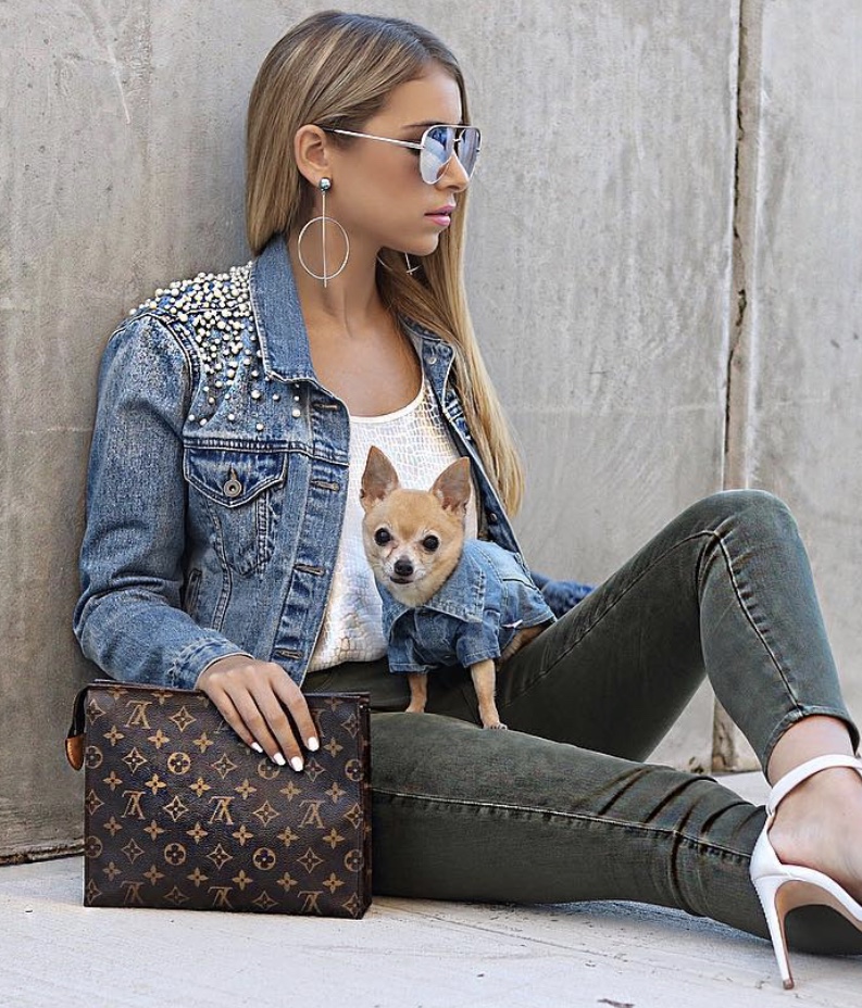 Click to read about how to match with your dog on Style it with Trix! I live to match with my dog. I love these dog and owner pictures. These are dog and owner matching outfits you'll love. Best fashion for dogs or dogs in fashion. You'll love the dogs fashion clothes because dogs and puppies are cute. The best dogs and owners photography since it's about matching dog and owner outfits. There's nothing better than fashion and dogs and fashion photography with dogs.